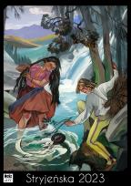 Okładka książki Kalendarz 2023 Stryjeńska A3 pion