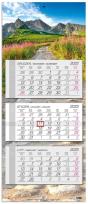 Opakowanie Kalendarz 2023 trojdzielny głowka płaska Tatry