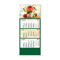 Opakowanie Kalendarz 2023 Trójdzielny SB6-1 Kwiaty