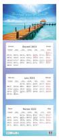 Opakowanie Kalendarz 2023 trójdzielny Widok