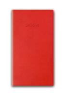 Opakowanie Kalendarz 2024 11T A6 CZERWONY KIESZONKOW