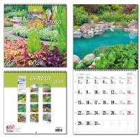 Opakowanie Kalendarz 2024 30x60 13 plansz PL Ogrody