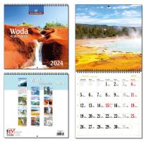 Opakowanie Kalendarz 2024 30x60 13 plansz Woda