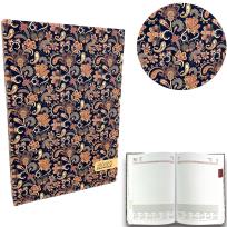 Opakowanie Kalendarz 2024 A4 dzienny soft touch Paisley Blue