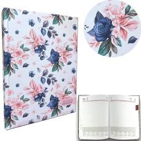 Opakowanie Kalendarz 2024 A4 dzienny soft touch Róże Blue