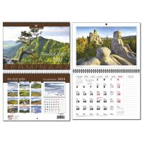 Opakowanie Kalendarz 2024 A4 terminarz 13 plansz PL Góry