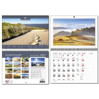 Opakowanie Kalendarz 2024 A4 terminarz 13 plansz PL Pejzaże