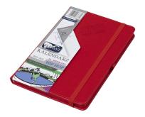 Opakowanie Kalendarz 2024 A5 18M + notes Hip hop czerwony