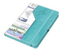 Opakowanie Kalendarz 2024 A5 18M + notes Hip hop turkusowy