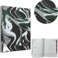 Opakowanie Kalendarz 2024 A5 dzienny z registrami BlackSilver