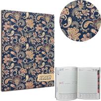 Opakowanie Kalendarz 2024 A5 dzienny z registrami Paisley Blu