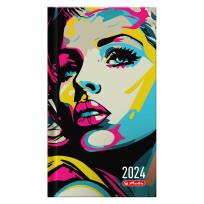 Opakowanie Kalendarz 2024 A6 tygodniowy Art kobieta HERLITZ