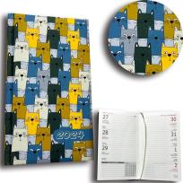 Opakowanie Kalendarz 2024 A6 tygodniowy kotecki