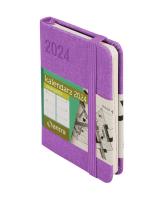 Okładka książki Kalendarz 2024 Awangarda A7  fiolet TDW