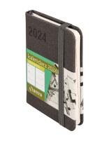 Okładka książki Kalendarz 2024 Awangarda A7 grafit TDW
