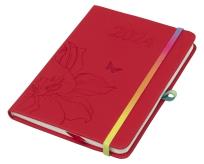 Opakowanie Kalendarz 2024 B6 tygodniowy Hip hop czerwony