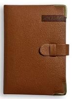 Opakowanie Kalendarz 2024 B7 LUX z zapinką brązowy