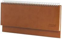 Opakowanie Kalendarz 2024 biurkowy leżący Vivella brązowy