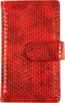 Opakowanie Kalendarz 2024 dzienny B6 z zapięciem krokodyl czerwony