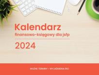 Opakowanie Kalendarz 2024 finansowo-księgowy dla jsfp