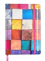 Opakowanie Kalendarz 2024 foto lux z gumką A5 tygodniowy  V6