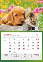 Opakowanie Kalendarz 2024 jednodzielny MIX