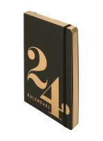 Okładka książki Kalendarz 2024 Kraft A5 czarny DNS