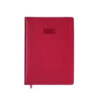 Opakowanie Kalendarz 2024 lux z gumką A4  tygodniowy czerwony V6