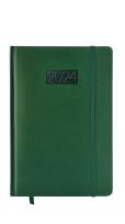 Opakowanie Kalendarz 2024 lux z gumką A5 tygodniowy V1 zielony