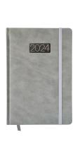 Opakowanie Kalendarz 2024 lux z gumką A5 tygodniowy V4 szary