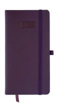 Opakowanie Kalendarz 2024 lux z gumką Dl tygodniowy V2 purpurowy