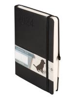 Okładka książki Kalendarz 2024 Minimalizm A5 czarny DNS