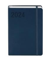 Okładka książki Kalendarz 2024 Minimalizm A5 granat DNS