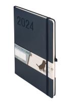 Okładka książki Kalendarz 2024 Minimalizm B5 granat TNS