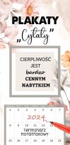 Opakowanie Kalendarz 2024 notatnikowy Plakaty - Cytaty