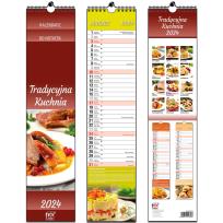 Opakowanie Kalendarz 2024 paskowy 13 planszowy Kuchnia