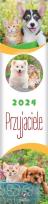 Opakowanie Kalendarz 2024 paskowy Przyjaciele