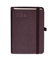 Okładka książki Kalendarz 2024 Rubi A6 brąz TDW