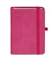 Okładka książki Kalendarz 2024 Rubi A6 różowy TDW