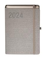 Okładka książki Kalendarz 2024 Sakura A5 srebrny DNS