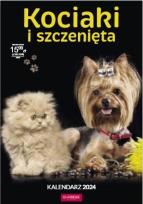 Opakowanie Kalendarz 2024 ścienny A3 Kociaki i szczeniaki