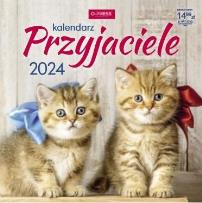 Opakowanie Kalendarz 2024 ścienny kwadrat Przyjaciele
