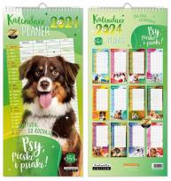 Opakowanie Kalendarz 2024 ścienny planer Psy