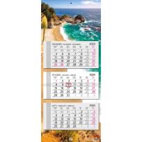 Opakowanie Kalendarz 2024 trójdzielny gł. płaska Kalifornia