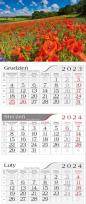 Opakowanie Kalendarz 2024 Trójdzielny Makowa łąka