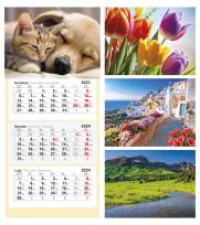 Opakowanie Kalendarz 2024 Trójdzielny MIX