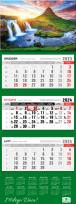 Opakowanie Kalendarz 2024 trójdzielny premium wodospad KT2-V.55