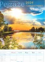 Opakowanie Kalendarz 2024 wieloplanszowy - Pejzaże