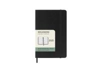 Opakowanie Kalendarz 2025 12M Moleskine P tygodniowy horyzontalny czarny 9x14