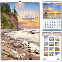 Opakowanie Kalendarz 2025 13 Plansz B3 Polskie pejzaże